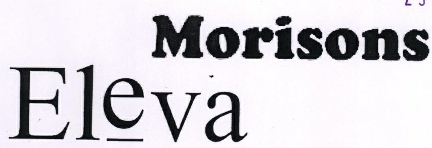 Morisons Eleva Device mark 1900375 Trademark