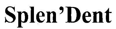 Splen' Dent (device) Device mark 2648529 Trademark