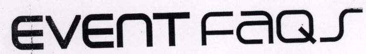 Event Faqs Device mark 1882501 Trademark