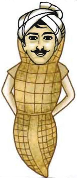 Peanut In Face Of Man Device mark 2848033 Trademark