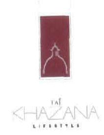 Taj Khazana Lifestyle With Label Device mark 1434722 Trademark
