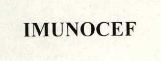 Imunocef Device mark 2095631 Trademark