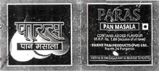 Paras Pan Masala Device mark 1129233 Trademark