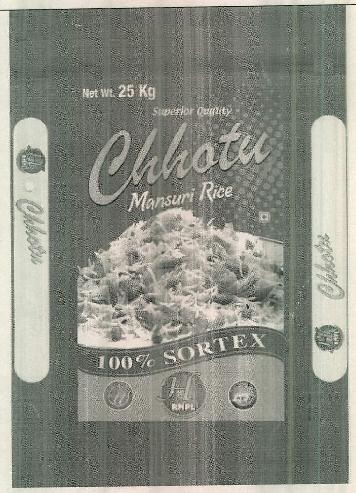 Chhotu Mansuri Rice Device mark 2428728 Trademark