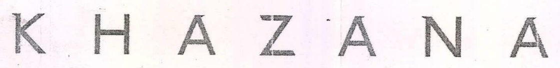 Khazana Device mark 2250343 Trademark