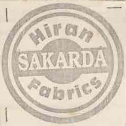 Hiran Sakarda Fabrics Device mark 733646 Trademark