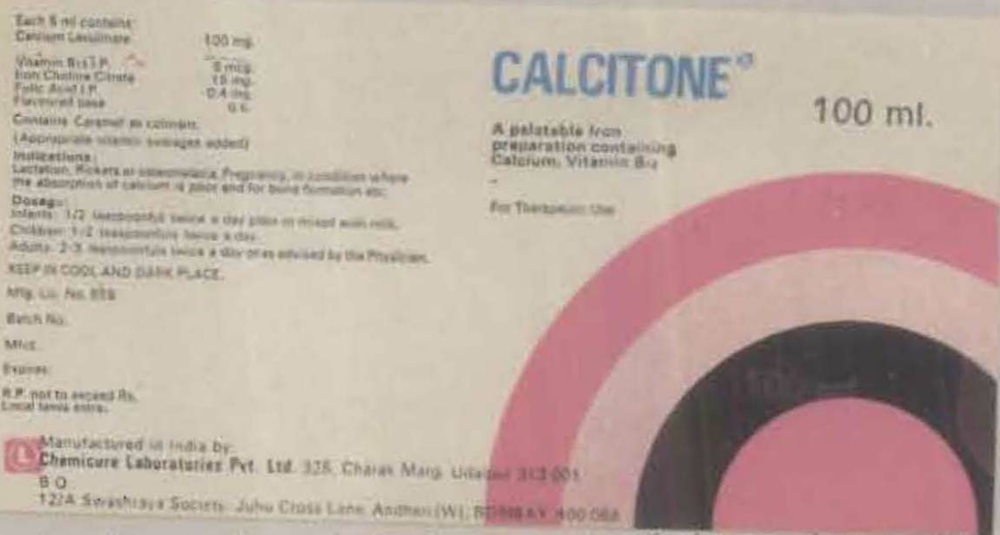 Calcitone Device mark 742043 Trademark
