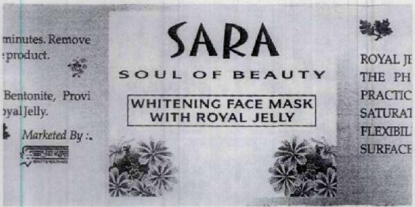 Sara Soul Of Beauty Device mark 1264391 Trademark