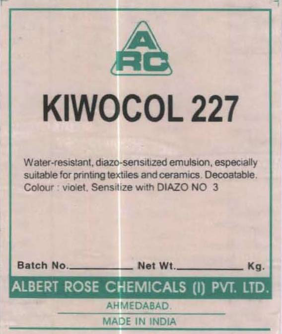 Arc Kiwocol 227 (label) Device mark 1517812 Trademark