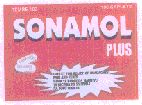 Sonamol Plus (label) Device mark 1475033 Trademark