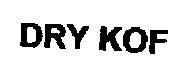 Dry Kof (label) Device mark 1155614 Trademark