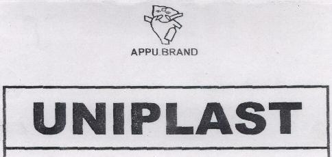 Appu Brand Uniplast Device mark 1423479 Trademark