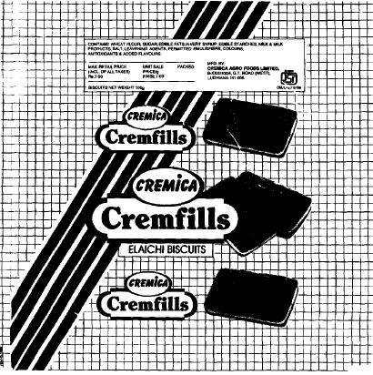 Cremica (label) Device mark 733663 Trademark