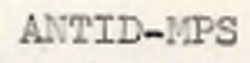 Antid-mps Device mark 625683 Trademark
