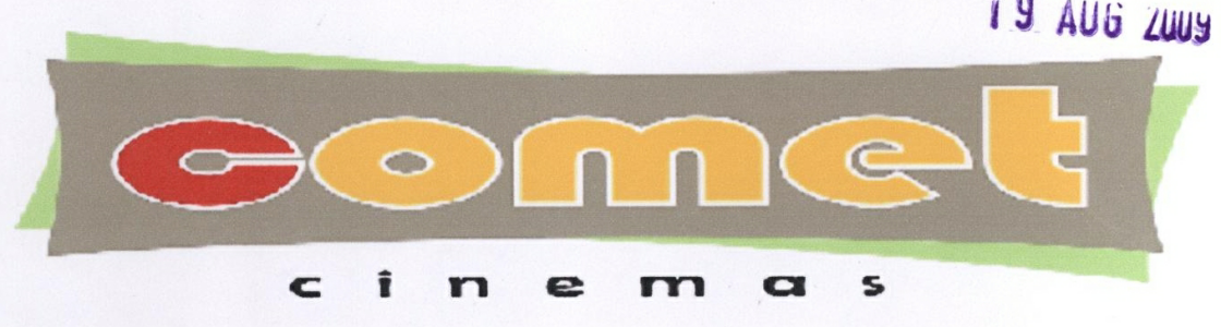 Comet Cinemas Device mark 1852403 Trademark
