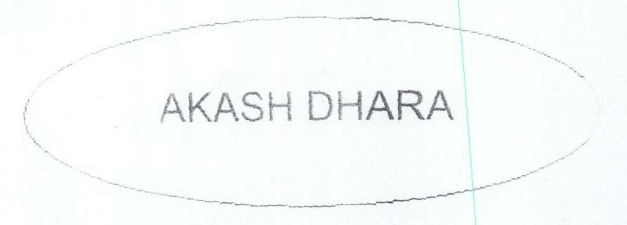 Akash Dhara Device mark 1777471 Trademark