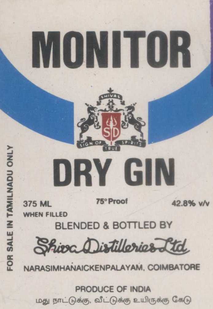 Monitor {dry Gin} Device mark 659421 Trademark