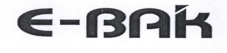 E - Bak (label) Device mark 1759829 Trademark