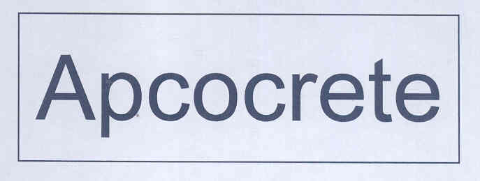 Apcocrete Device mark 1760167 Trademark