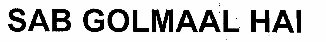 Sab Golmaal Hai (label) Device mark 1291707 Trademark