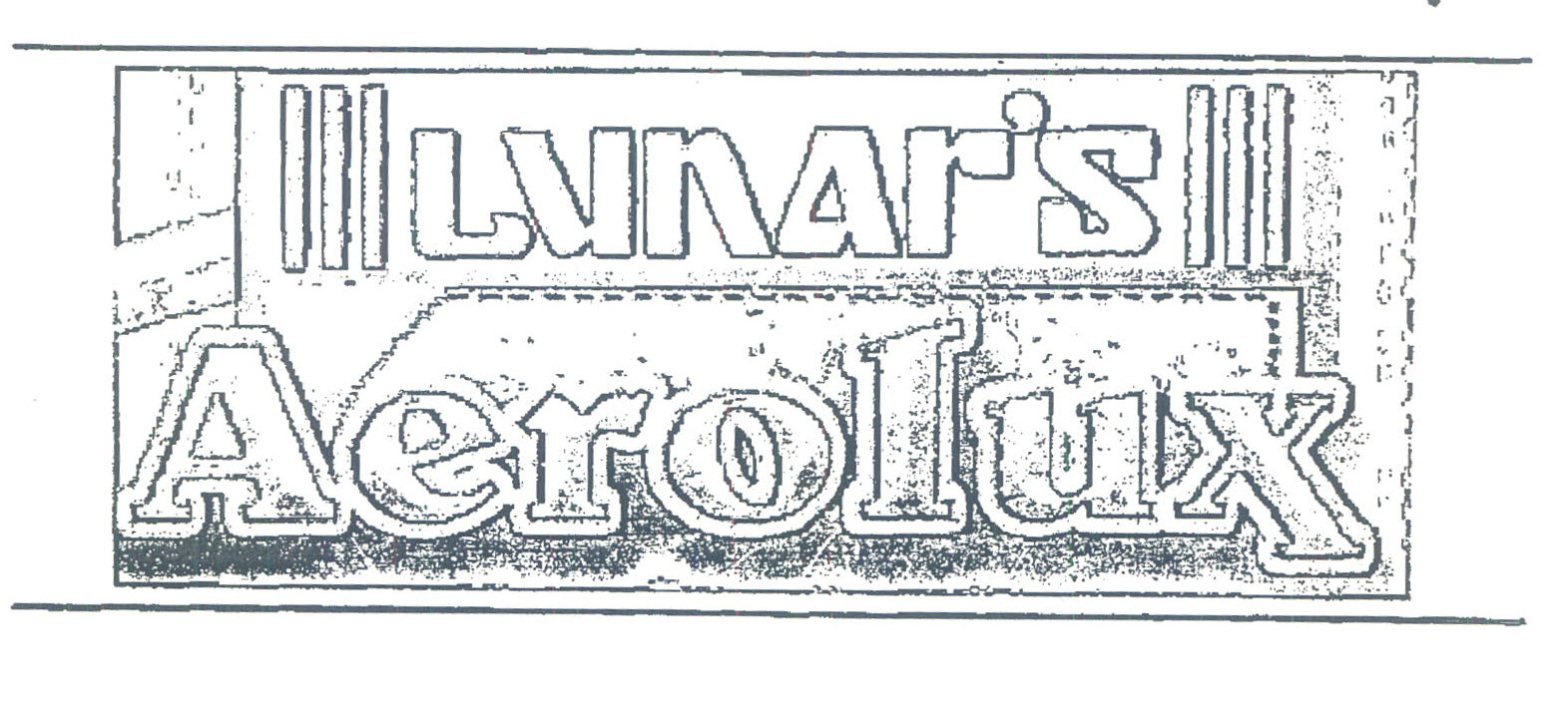 Lunar"s Aerolux (device) Device mark 1333427 Trademark