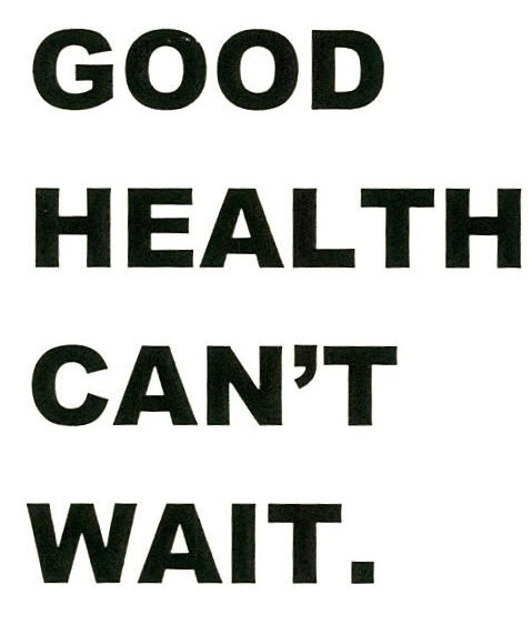 Good Health Can't Wait. Device mark 2603036 Trademark