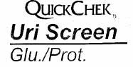Quick Chek Uri Screen Glu./prot. Device mark 1474323 Trademark