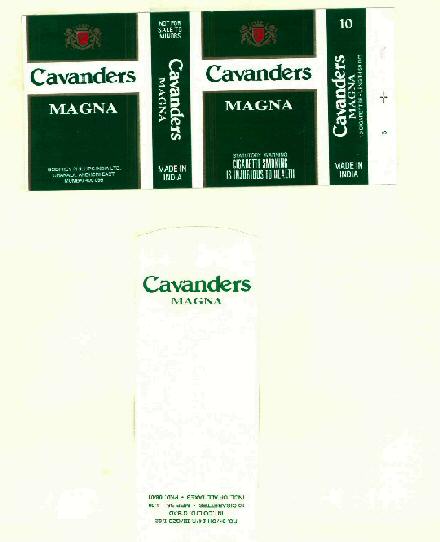 Cavanders Magna (label) Device mark 1038907 Trademark