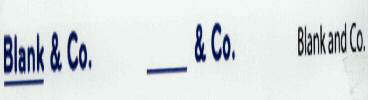 Blank & Co. Device mark 1936837 Trademark