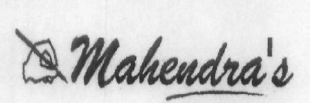 Mahendra's Device mark 1838954 Trademark