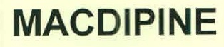 Macdipine Device mark 2717048 Trademark