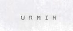 U R M I N Device mark 1030271 Trademark