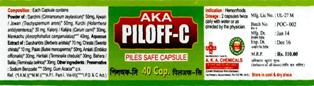 Aka Piloff -c (label) Device mark 2703264 Trademark