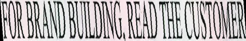 For Brand Building, Read The Customer Device mark 2227487 Trademark