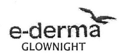 E-derma Glownight (device) Device mark 2806801 Trademark