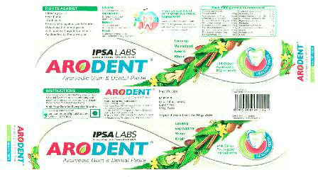 Aro Dent (label) Device mark 2490514 Trademark