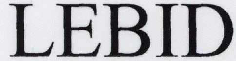 Lebid Device mark 1479742 Trademark
