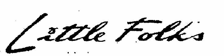 Little Folks (lable) Device mark 566655 Trademark