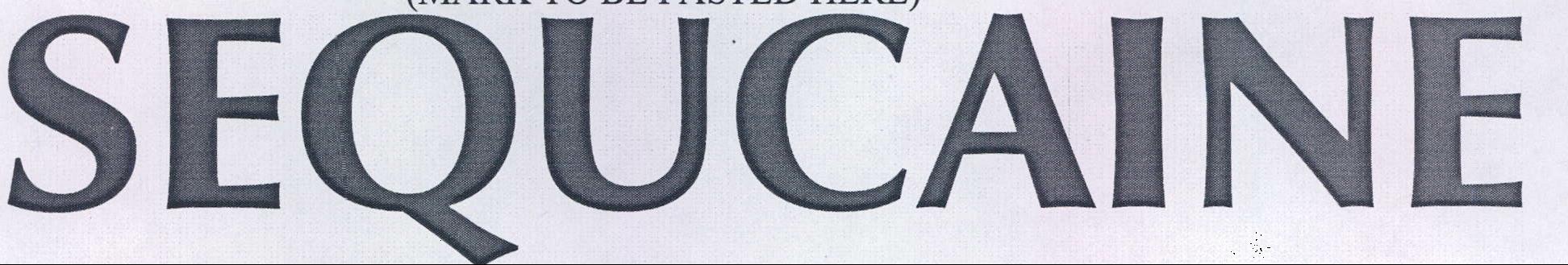 Sequcaine Device mark 2080262 Trademark