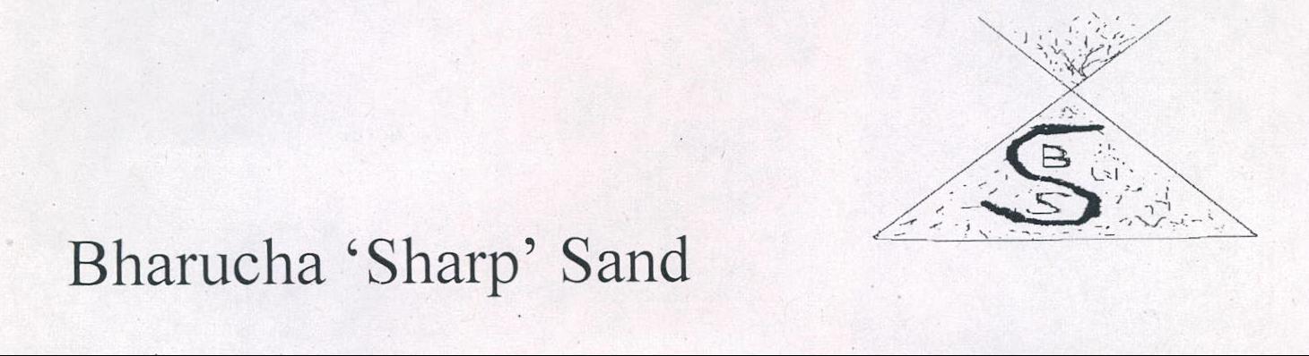 Bharucha Sharp Sand Device mark 2051074 Trademark