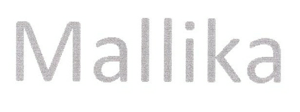 Mallika Device mark 2316606 Trademark