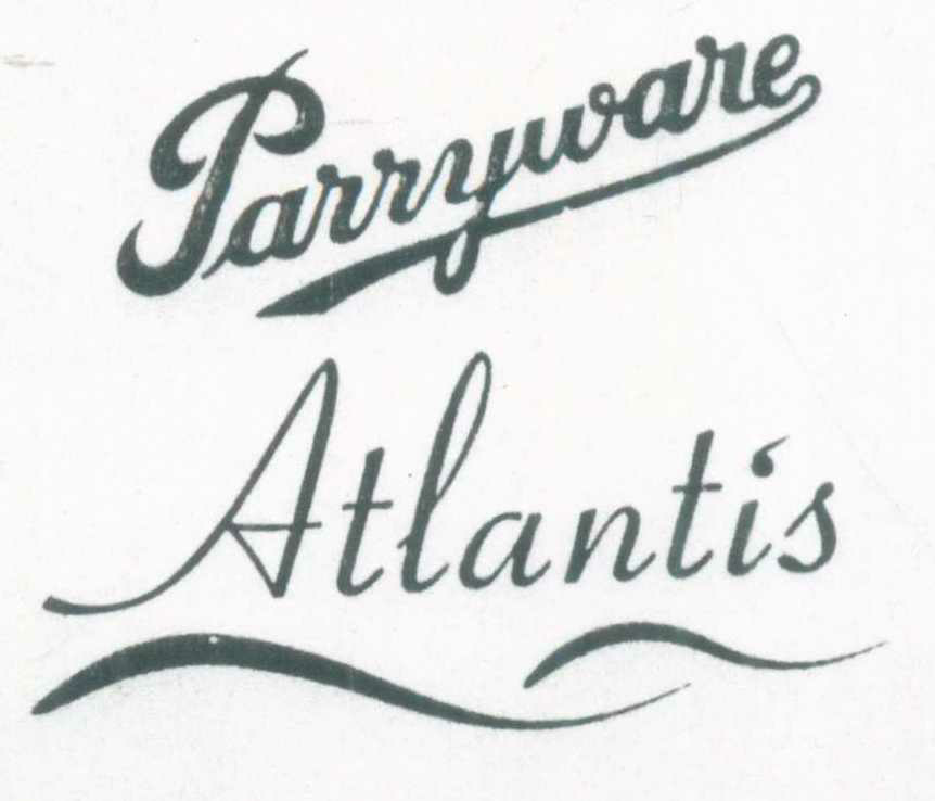 Parryware Atlantis (label) Device mark 832505 Trademark