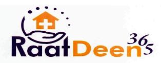 Raatdeen 365, Device Of Hand Holding Hut & Plus Sign Imprinted Therein, Dotted Lines Device mark 2839531 Trademark