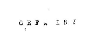 Cefa Inj Device mark 688699 Trademark