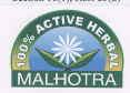 100% Active Herbal Device mark 1819116 Trademark