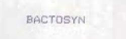 Bactosyn Device mark 1233262 Trademark