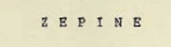 Zepine Device mark 696079 Trademark