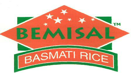 Bemisal Basmati Rice, With Star Device Device mark 1352769 Trademark