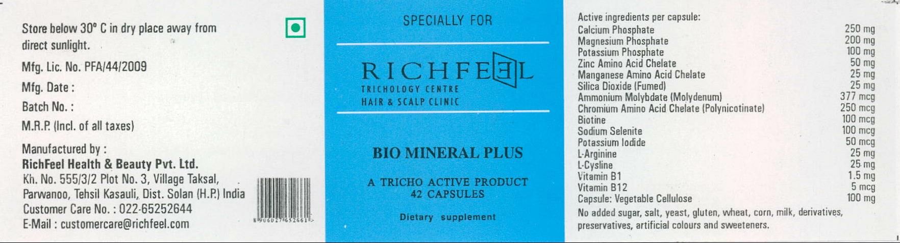 Richfeel Bio Mineral Plus Device mark 1984828 Trademark
