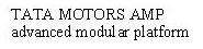 Tata Motors Amp Advanced Modul Ar Platform Device mark 2604121 Trademark